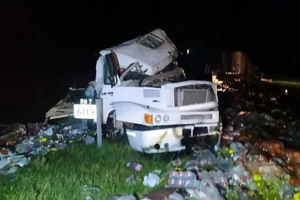 Un riojano perdió la vida tras un choque frontal de camiones en Córdoba