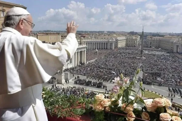 El Papa volvió a pedir por la paz en Gaza en su mensaje 'Urbi et Orbi'