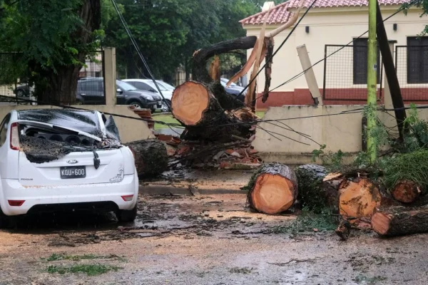 Un fuerte temporal afectó a varias provincias del norte argentino sin provocar heridos