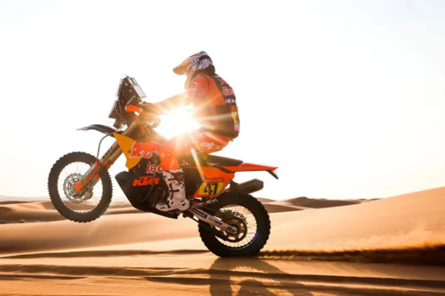 Kevin Benavides durante su paso por la exigente et