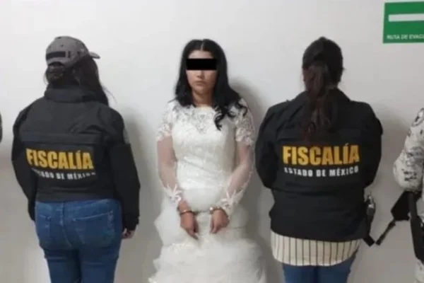Una mujer estaba a punto de casarse, pero terminó detenida en la puerta de la iglesia
