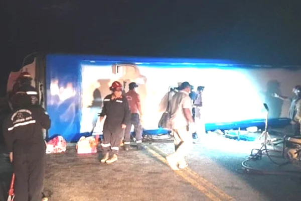 Tragedia en Salta: tres muertos y 15 heridos en un choque entre un camión y un micro