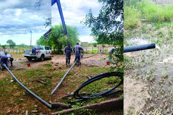 Construyen un nuevo nexo para mejorar el servicio del agua