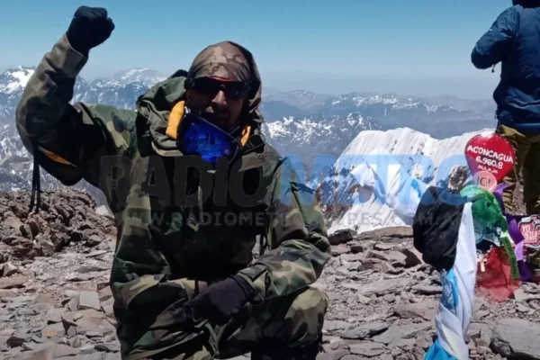 Un riojano hizo cumbre en el Aconcagua