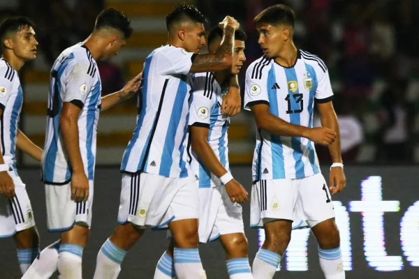 Argentina Sub 23 apabulló a Chile y se metió en la fase final