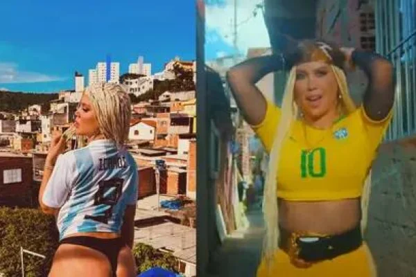 Argentina vs Brasil: Wanda Nara lanzó su nueva canción con letra en portugués y la camiseta de Neymar