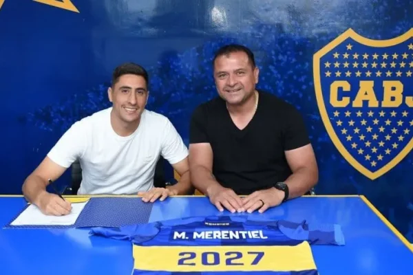 Miguel Merentiel renovó su contrato con Boca hasta 2027: 