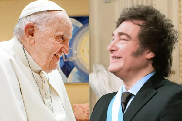 Ya instalado en Roma, Milei espera llevarse del Vaticano una confirmación de la visita del Papa a la Argentina