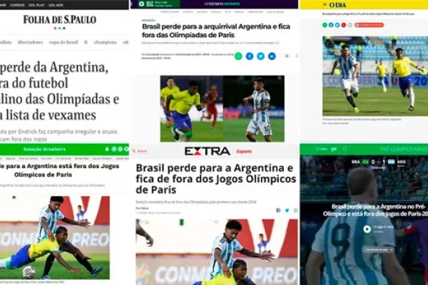 Repercusiones en los medios de Brasil tras la caída ante Argentina