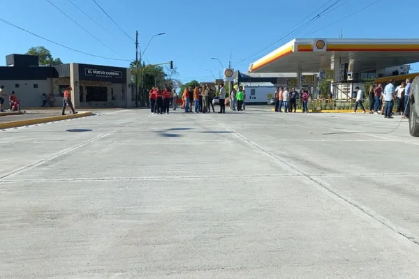 Quedó inaugurada la obra de plan de ordenamiento urbano en Av. Facundo Quiroga y Rivadavia