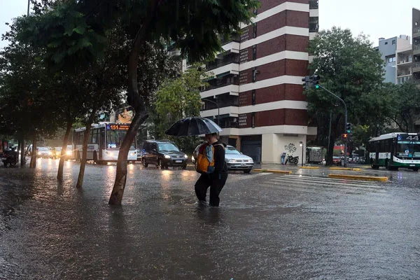 Fotos del impresionante temporal que afectó a la Capital Federal y al Gran Buenos Aires