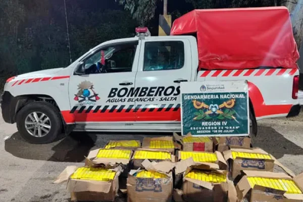 Insólito: secuestraron más de 300 kilos de cocaína en un camión de Bomberos en Salta