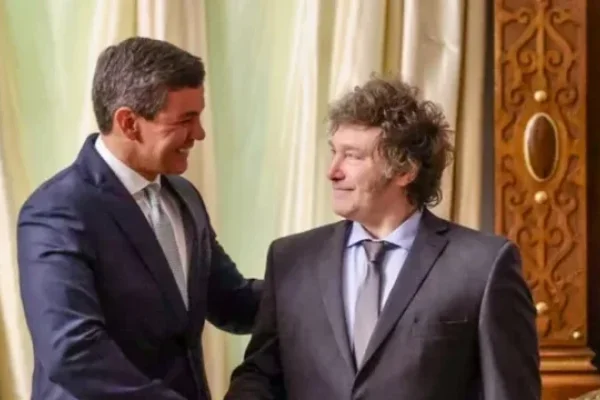 Javier Milei recibirá al presidente de Paraguay Santiago Peña en Casa Rosada