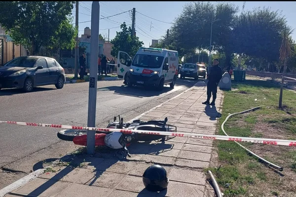 Accidente faltal: un motociclista atropelló a un anciano y falleció