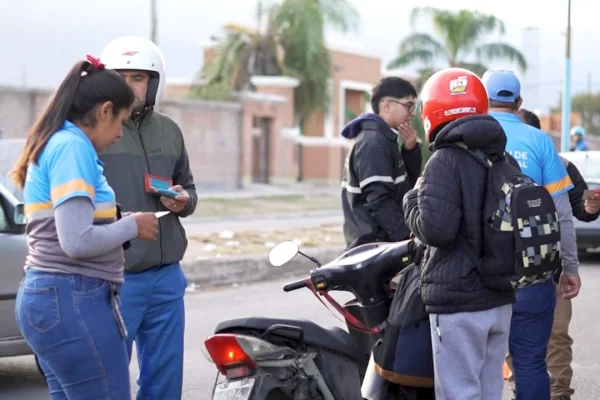 Más de 150 motos retenidas tras gran operativo de tránsito en zona sur