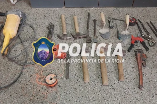 La Policía recuperó herramientas robadas y detuvo a una persona