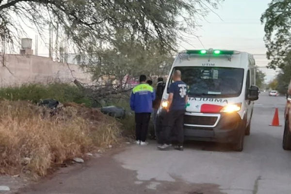 Un menor resultó herido tras caer de una motocicleta