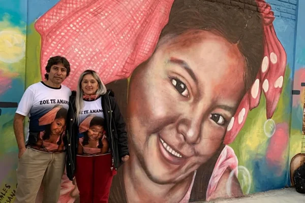 Inauguraron mural en memoria de Zoe Rodríguez en Buenos Aires