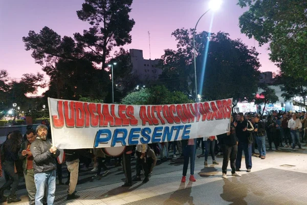 Empleados judiciales se manifestaron por mejoras salariales