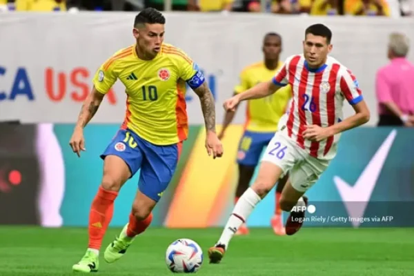 Colombia le ganó a Paraguay en el debut