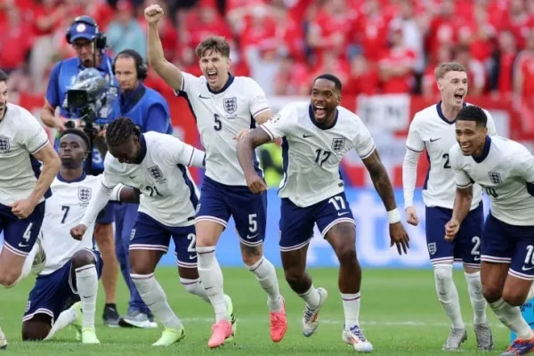 Inglaterra la pasó mal ante Suiza, pero sobrevivió a los penales y es semifinalista en la Eurocopa 2024