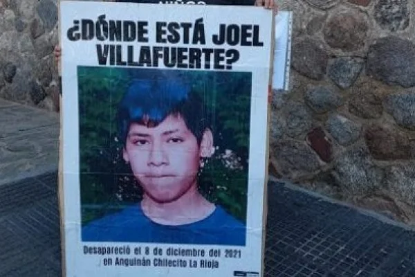 Fuerte reclamo por la aparición con vida de Joel Villafuerte