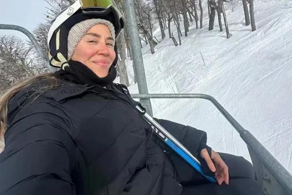 Las vacaciones de soltera de Jimena Barón en la nieve