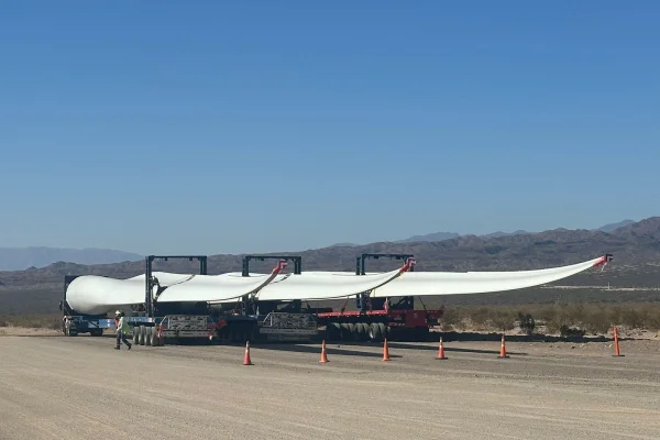 Llegaron nuevos aerogeneradores al Parque Arauco