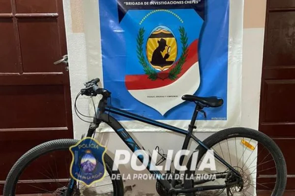 Recuperan una bicicleta robada tras un allanamiento