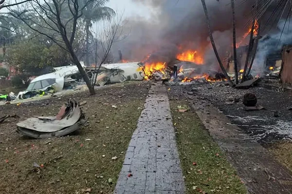 Brasil: 62 personas murieron tras la caída de un avión de pasajeros en el estado de San Pablo