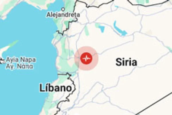 Un terremoto sacudió Siria y se dejó sentir también en Jordania y Líbano