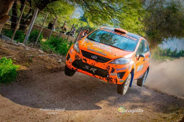 Federico Sbiroli uno de los ganadores en los caminos de Sanagasta