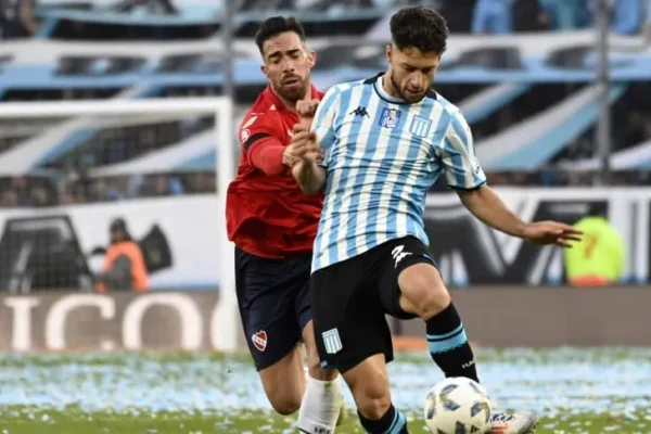 Independiente resistió con nueve, Racing no pudo y el clásico de Avellaneda terminó en cero