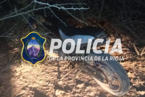 Recuperaron una moto robada: estaba tirada en un campo