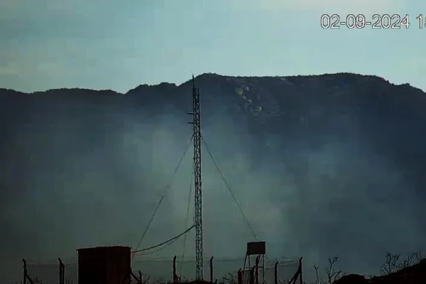 Preocupa un posible rebrote del fuego en el cerro Velasco