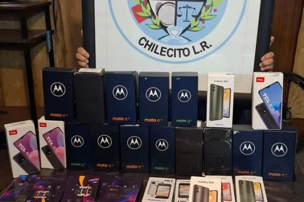 Esclarecen cuantioso robo de celulares y relojes