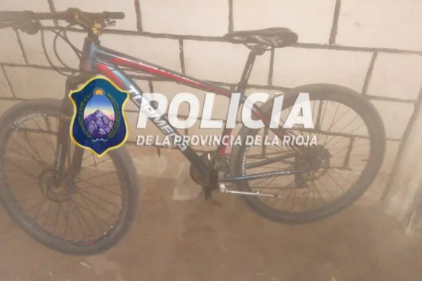 La Policia secuestró una bicicleta que estaba abandonada