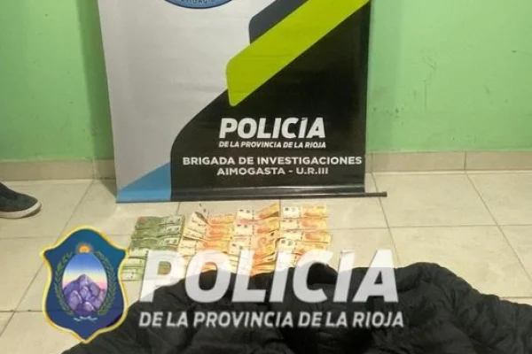 La Policia detuvo a dos sujetos y secuestró dinero en efectivo