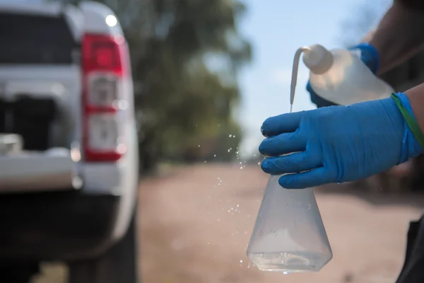 Undec realiza análisis de agua en la provincia