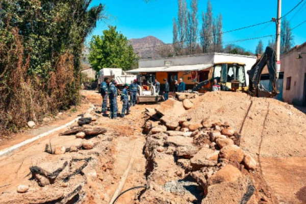 Ejecutan obras hídricas para vecinos de Sañogasta y Nonogasta