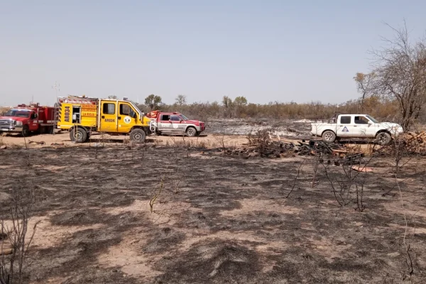 Lograron controlar el incendio en Las Talas