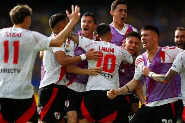 Superclásico en la Bombonera: River Plate le gana a Boca Juniors al término del primer tiempo