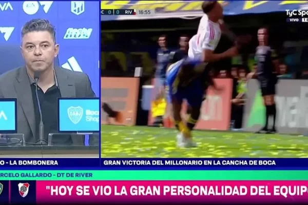 Gallardo resaltó el compromiso de los jugadores de River y analizó el triunfo ante Boca