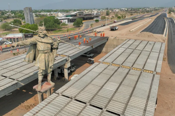 Avanza la construcción del Distribuidor Vial en la Rotonda del Chacho