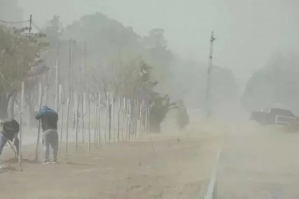 Alerta meteorológica por vientos fuertes: diez provincias afectadas