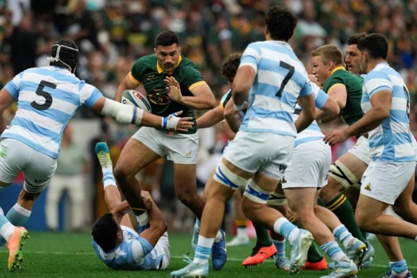 Los Pumas perdieron con Sudáfrica y no pudieron hacer historia en el Rugby Championship