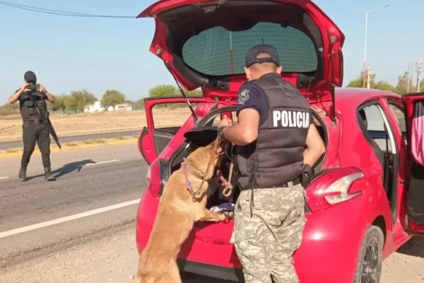 La Policia realizó controles antidrogas en toda la provincia