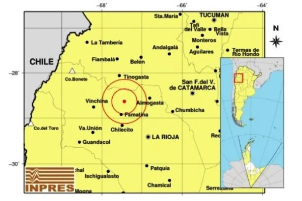 Fuerte sismo de 3.6 grados con epicentro en Capital