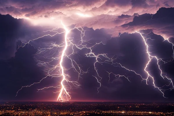 Alerta por tormenta y caída de granizo en La Rioja