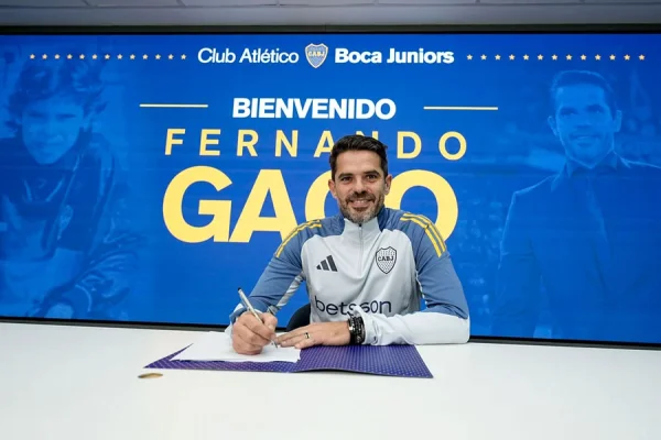 Fernando Gago fue presentado como DT de Boca: “Vengo con muchas ganas de lograr algo importante